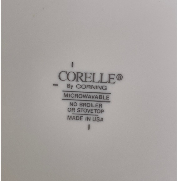 Corelle Herbs Oval Serving Platter Corning Vitrelle Glass Botanical 12 inch - Picture 13 of 13